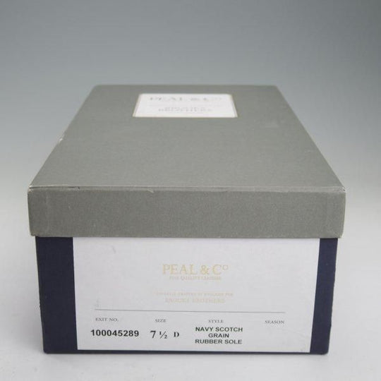 極上★クロケット&ジョーンズ UK7/US7.5D【貴重★ブルックスブラザーズ別注/Peal&co/ダイナイトソール】紺/Crockett&Jones★m602