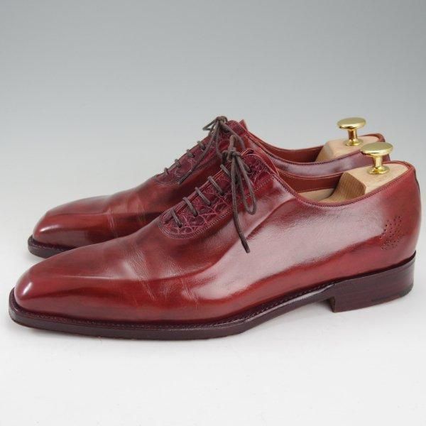 極上★(伊)シルヴァノ・ラッタンジ SIZE 6【販売時価格￥273,000-★クロコダイル×カーフ/ハンドソーンウェルテッド製法】NATALE★m607