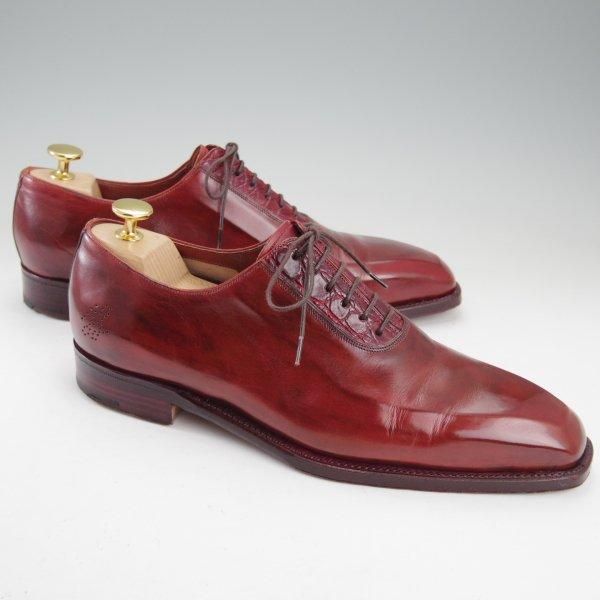 極上★(伊)シルヴァノ・ラッタンジ SIZE 6【販売時価格￥273,000-★クロコダイル×カーフ/ハンドソーンウェルテッド製法】NATALE★m607