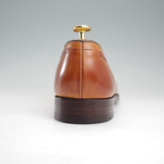極上★(英)Ede&Ravenscroft 8E【貴重★ロイヤルワラント4つ時代/タッセルローファー/TASSELE】茶/メンズ/イード&レベンスクロフト★m612