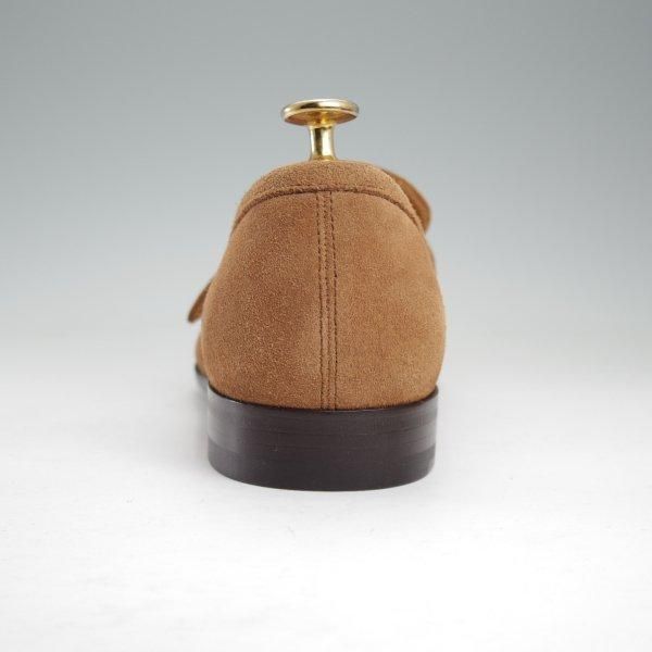未使用★Iugen/イウゲン SIZE 8【定価￥44,000-★ローファー/IG206】モンクストラップ/スリッポン/スエード/薄茶/メンズ★m615