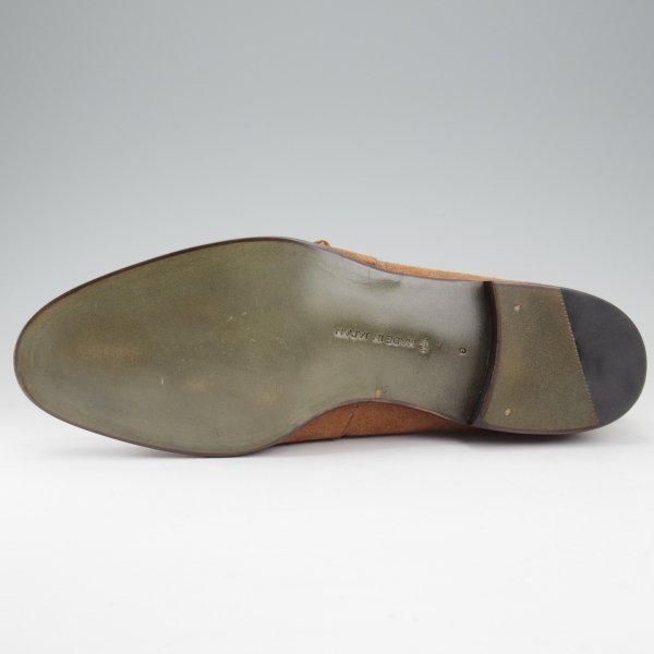 未使用★Iugen/イウゲン SIZE 8【定価￥44,000-★ローファー/IG206】モンクストラップ/スリッポン/スエード/薄茶/メンズ★m615