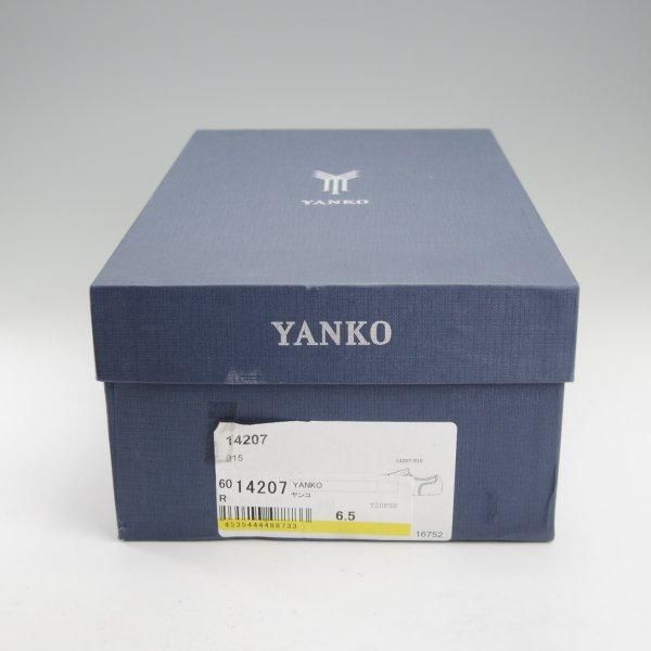 未使用★(スペイン製)YANKO/ヤンコ SIZE 6.5【グッドイヤーウェルテッド製法★セミブローグ/14207】カーフ/茶/メンズ★m616