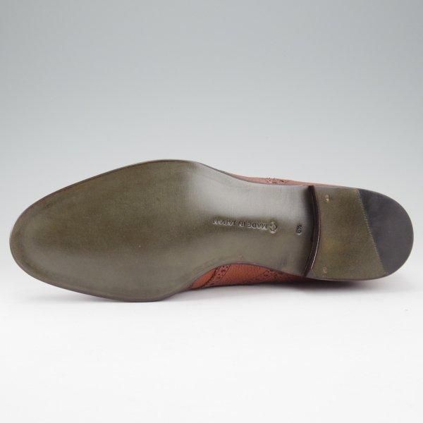 未使用★Iugen/イウゲン SIZE 6.5【定価￥44,000-★ローファー/IG201】スリッポン/グレインレザー/茶/メンズ★m618