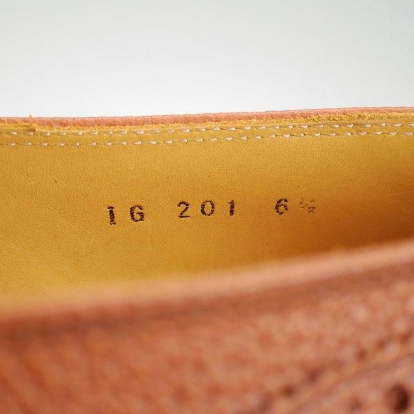 未使用★Iugen/イウゲン SIZE 6.5【定価￥44,000-★ローファー/IG201】スリッポン/グレインレザー/茶/メンズ★m618
