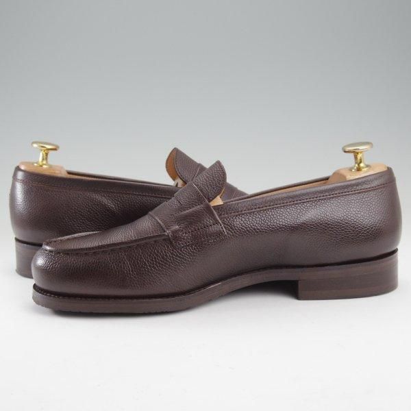 極美品★J.M.ウエストン 5.5D【定価￥151,800-★180/コインローファー】41ラスト/グレインカーフ/COFFEE/濃茶/Weston/ウェストン★m619