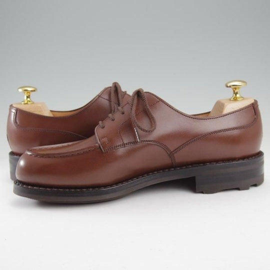 未使用★J.M.ウエストン 5C【定価￥168,300-★ゴルフ/GOLF】641/31ラスト/Uチップ/ボックスカーフ/TAN/タン/茶/Weston/ウェストン★m620