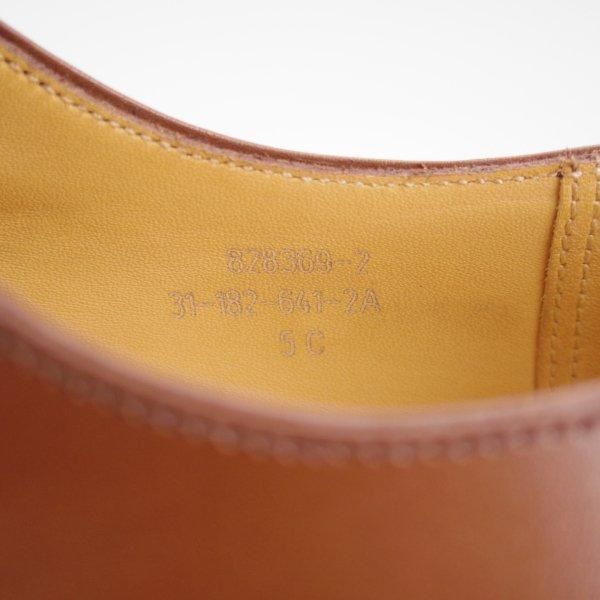 未使用★J.M.ウエストン 5C【定価￥168,300-★ゴルフ/GOLF】641/31ラスト/Uチップ/ボックスカーフ/TAN/タン/茶/Weston/ウェストン★m620