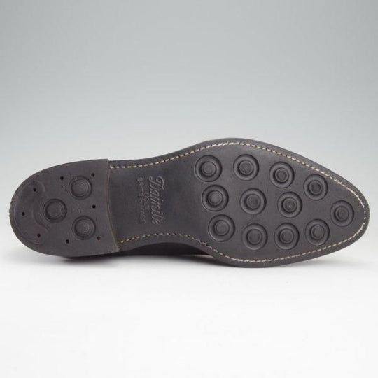 極上★トレーディングポスト SIZE 7.5【定価￥59,400-★撥水レザー仕様/ダイナイトソール】T601/黒/メンズ/ユニオンロイヤル製★m621