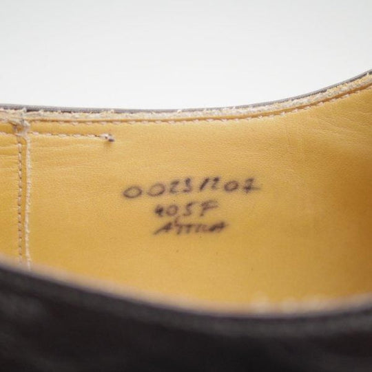 ★(東欧)VASS/ヴァーシュ SIZE 40.5【定価￥159,500-★Alt English/ストレートチップ】Fラスト/カーフ/黒/メンズ★m623