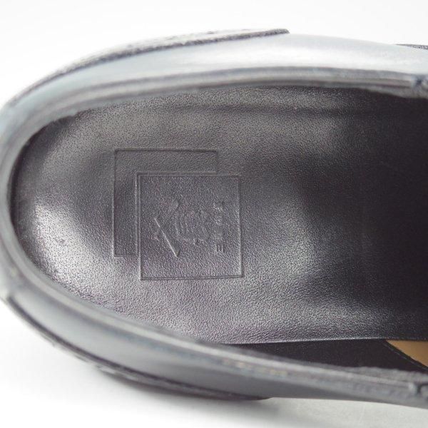 ★三陽山長 SIZE 7.5【オーダー価格10万円以上★ハンドフィニッシュ仕上げ/燕之介】サイドエラスティック/濃紺/メンズ/ENNOSUKE★m624