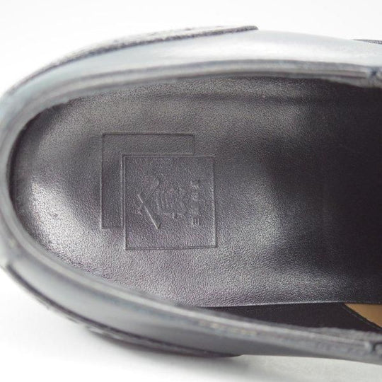 ★三陽山長 SIZE 7.5【オーダー価格10万円以上★ハンドフィニッシュ仕上げ/燕之介】サイドエラスティック/濃紺/メンズ/ENNOSUKE★m624