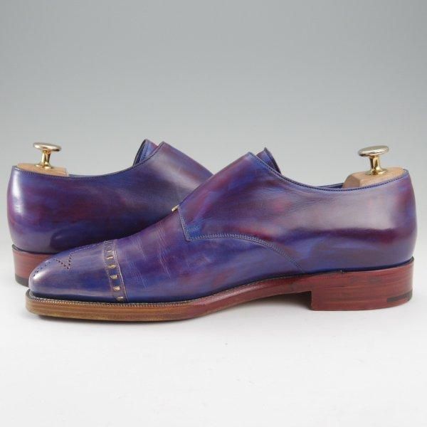極美品★(伊)シルヴァノ・ラッタンジ SIZE 6【オーダー価格￥682,500-★純正ツリー付/DOPPIA】ダブルモンク/Silvano Lattanzi★m625