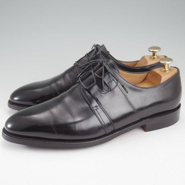 美品★ジョンロブ 7E【定価￥291,600-★8695ラスト/AIRE/エール】プレーントゥ/ギリーシューズ/カーフ/黒/メンズ/JOHN LOBB★m626