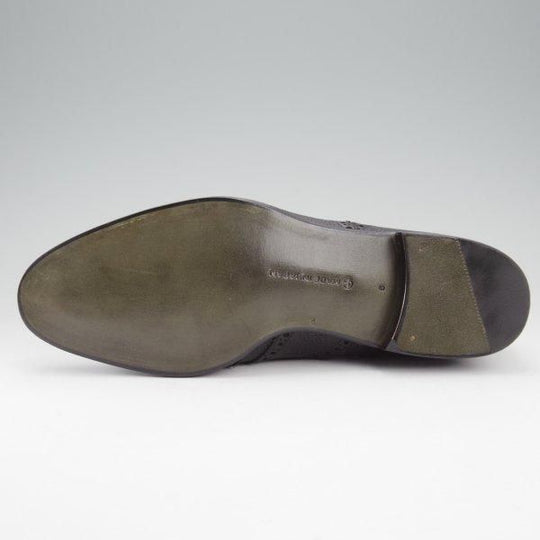 未使用★Iugen/イウゲン SIZE 6【定価￥44,000-★ローファー/IG200】スリッポン/グレインレザー/黒/メンズ★m628