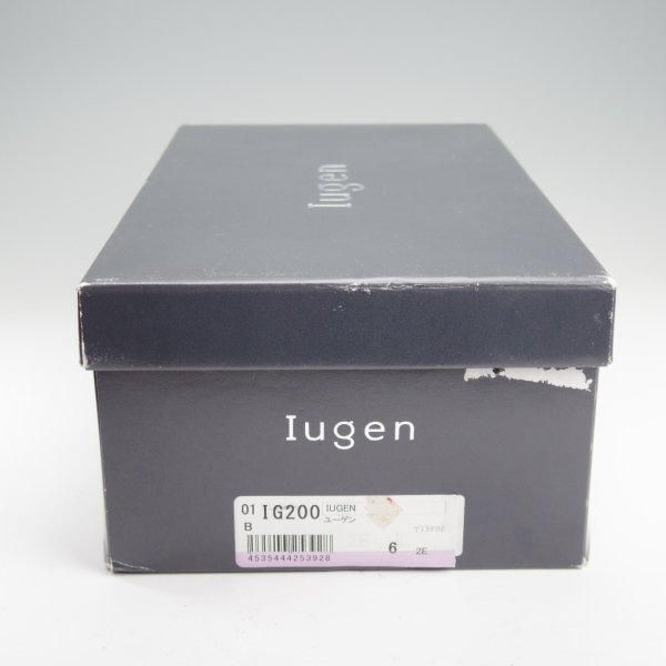 未使用★Iugen/イウゲン SIZE 6【定価￥44,000-★ローファー/IG200】スリッポン/グレインレザー/黒/メンズ★m628