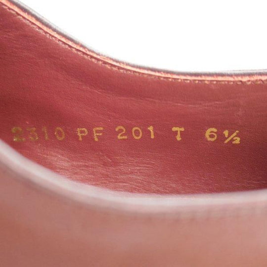 未使用★Perfetto/ペルフェット SIZE 6.5【グッドイヤーウェルテッド製法★ストレートチップ/濃茶】カーフ/メンズ★m629