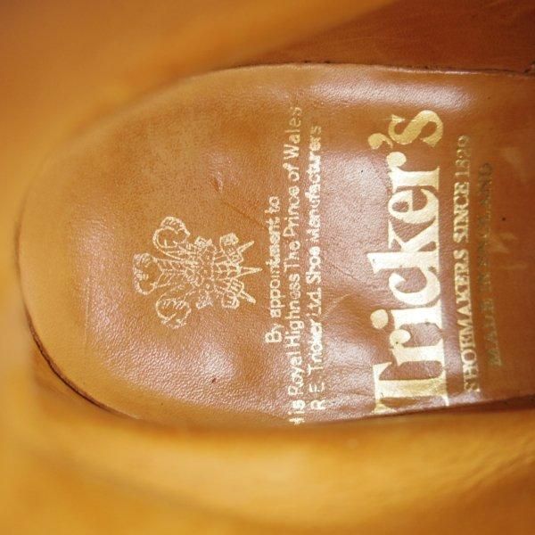 極上★トリッカーズ(レディース) SIZE 4.5【現行定価￥132,000-★貴重な内羽根のカントリーブーツ/L6439】カーフ/黒/Tricker's★m630
