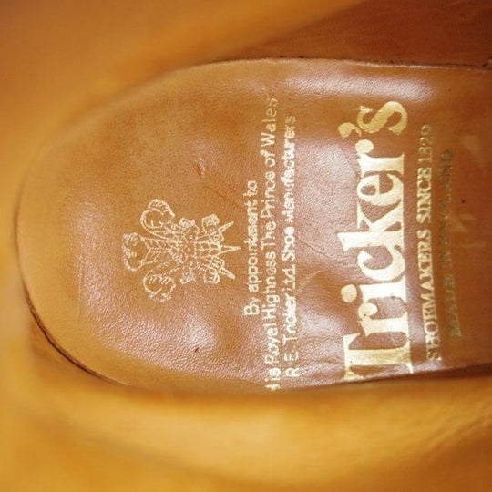 極上★トリッカーズ(レディース) SIZE 4.5【現行定価￥132,000-★貴重な内羽根のカントリーブーツ/L6439】カーフ/黒/Tricker's★m630