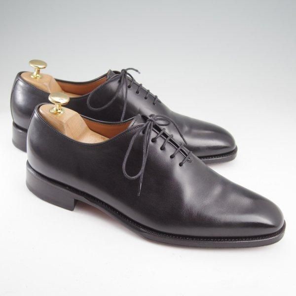 極上★(スペイン製)YANKO/ヤンコ SIZE 7.5【グッドイヤーウェルテッド製法★ホールカット/SAFARIレザー】14295/黒/メンズ★m634