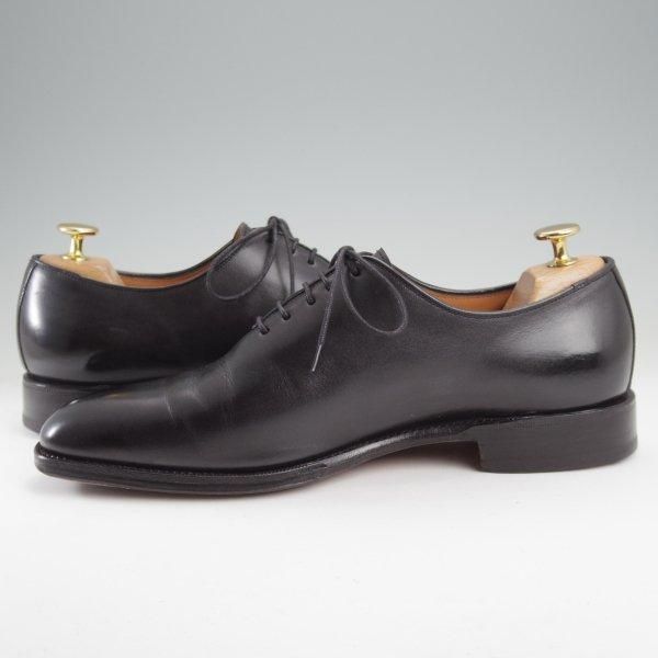 極上★(スペイン製)YANKO/ヤンコ SIZE 7.5【グッドイヤーウェルテッド製法★ホールカット/SAFARIレザー】14295/黒/メンズ★m634