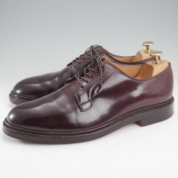 極上★オールデン 9E【定価￥211,200-★コードバン仕様/990】バリーラスト/プレーントゥ/#8/バーガンディー/赤茶/メンズ/ALDEN★m635
