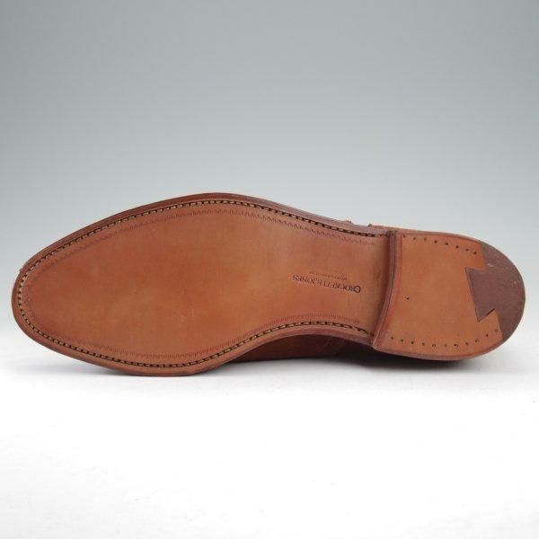 未使用★クロケット&ジョーンズ 7E【現行定価10万円以上★セミブローグ/WESTMINSTER】317ラスト/スエード/茶/Crockett&Jones★m637