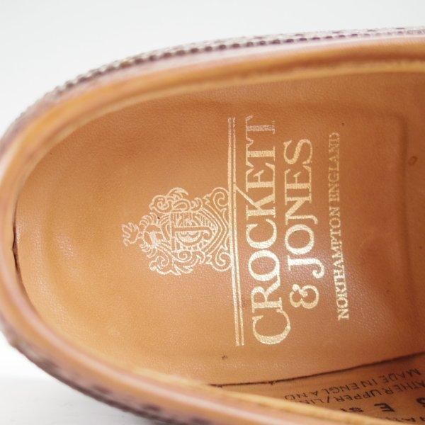 極上★クロケット&ジョーンズ 6E【現行定価10万円以上★ダイナイトソール/SWANSEA/341ラスト】フルブローグ/濃茶/Crockett&Jones★m638