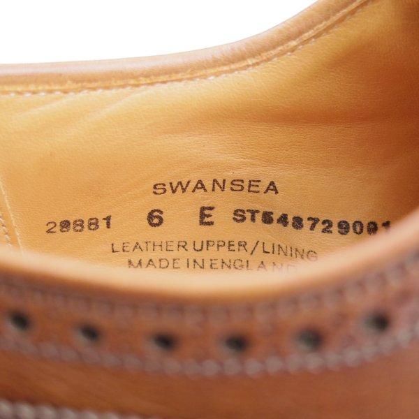 極上★クロケット&ジョーンズ 6E【現行定価10万円以上★ダイナイトソール/SWANSEA/341ラスト】フルブローグ/濃茶/Crockett&Jones★m638