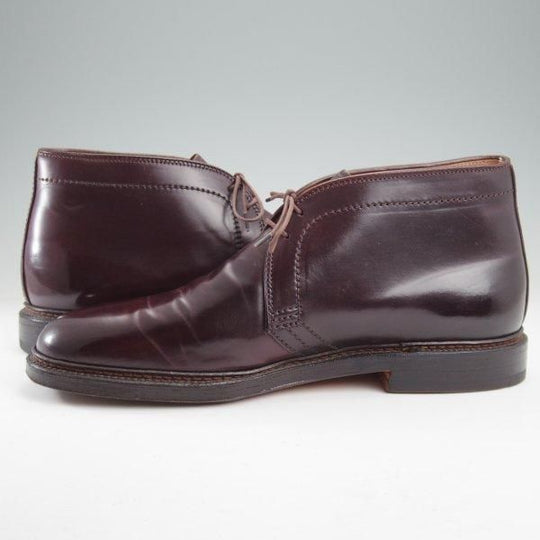 美品★オールデン 9E【定価￥216,700-★コードバン仕様/1339】バリーラスト/チャッカブーツ/#8/バーガンディー/赤茶/ALDEN★m639