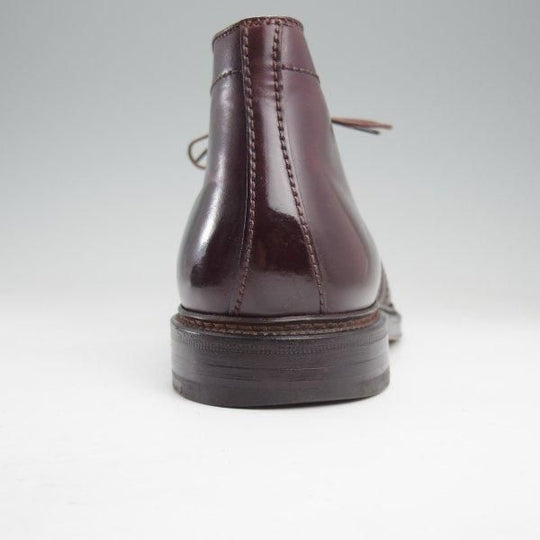 美品★オールデン 9E【定価￥216,700-★コードバン仕様/1339】バリーラスト/チャッカブーツ/#8/バーガンディー/赤茶/ALDEN★m639
