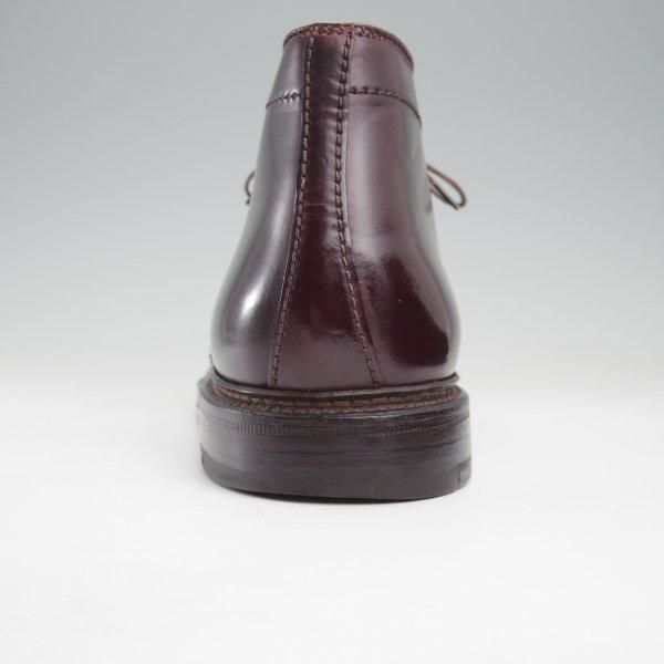 美品★オールデン 9E【定価￥216,700-★コードバン仕様/1339】バリーラスト/チャッカブーツ/#8/バーガンディー/赤茶/ALDEN★m639