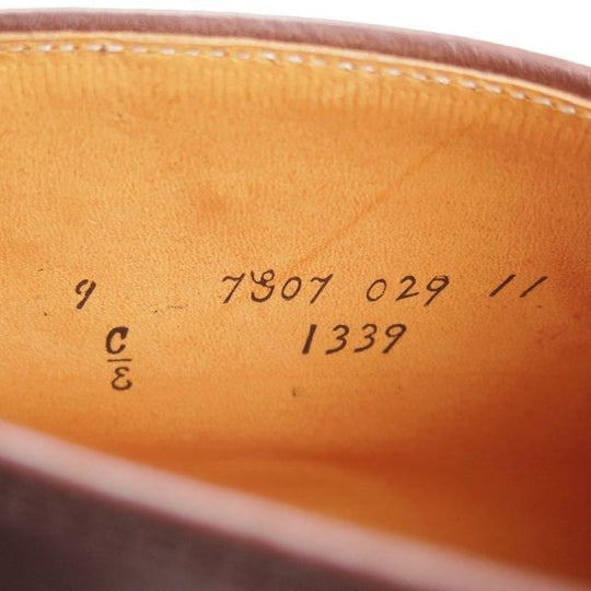 美品★オールデン 9E【定価￥216,700-★コードバン仕様/1339】バリーラスト/チャッカブーツ/#8/バーガンディー/赤茶/ALDEN★m639