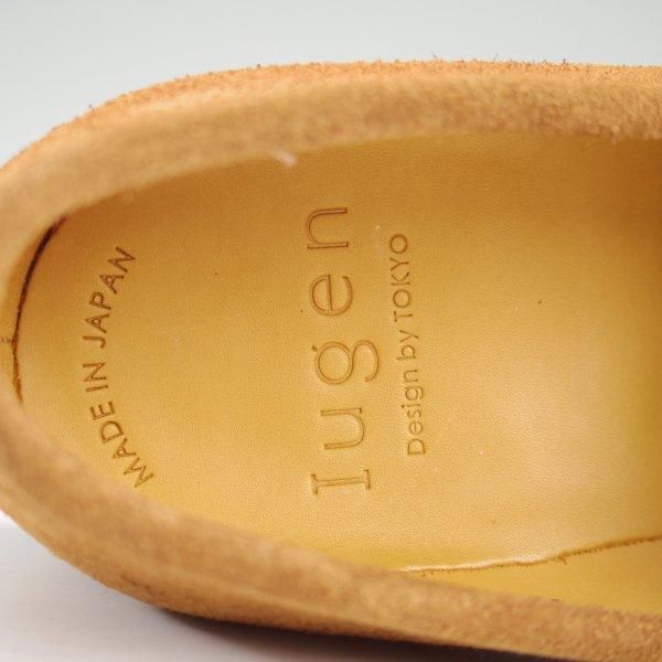未使用★Iugen/イウゲン SIZE 6.5【定価￥44,000-★ローファー/IG206】モンクストラップ/スリッポン/スエード/薄茶/メンズ★m642