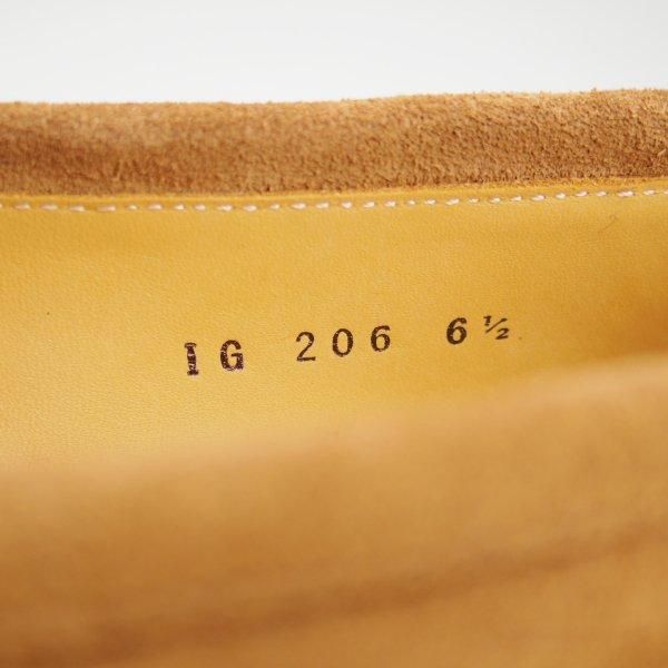 未使用★Iugen/イウゲン SIZE 6.5【定価￥44,000-★ローファー/IG206】モンクストラップ/スリッポン/スエード/薄茶/メンズ★m642