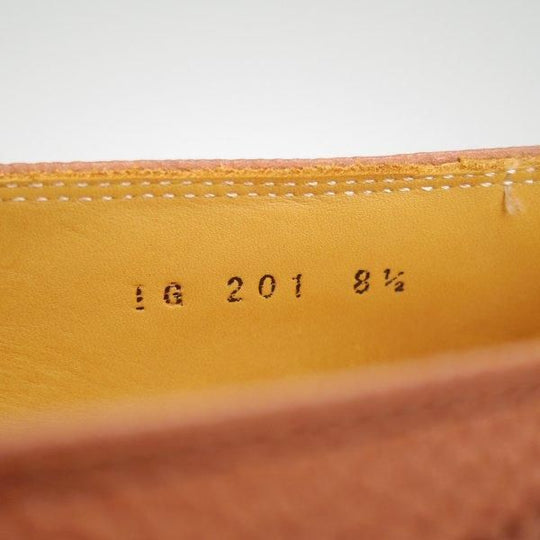 未使用★Iugen/イウゲン SIZE 8.5【定価￥44,000-★ローファー/IG201】スリッポン/グレインレザー/茶/メンズ★m644