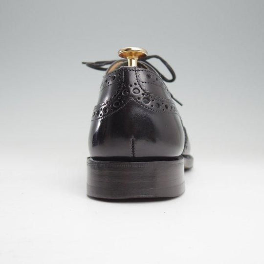 極上★チャーチ 70F/UK7【現行定価￥176,000-★BURWOOD/バーウッド】81ラスト/フルブローグ/黒/メンズ/Church's★m645