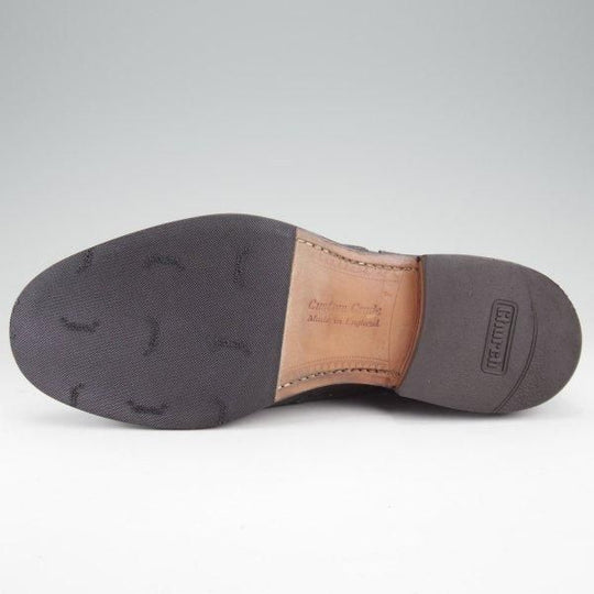 極上★チャーチ 70F/UK7【現行定価￥176,000-★BURWOOD/バーウッド】81ラスト/フルブローグ/黒/メンズ/Church's★m645