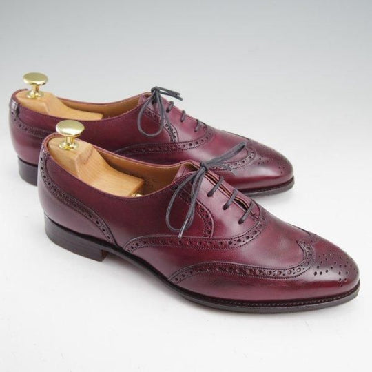 極上★クロケット&ジョーンズ(レディース) 5.5C【現行定価10万円以上★JENNY/613ラスト】フルブローグ/赤茶/Crockett&Jones★m648