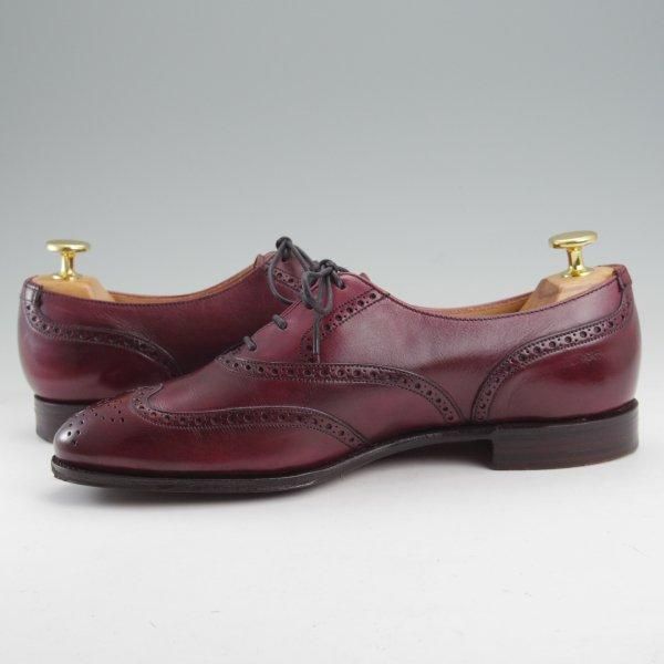 美品 クロケット＆ジョーンズ Crockett&Jones ブラック7E クロケット&ジョーンズ 7.5D【ハンドグレードライン/HARLEY/黒