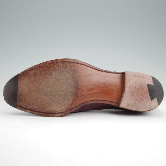 極上★クロケット&ジョーンズ(レディース) 5.5C【現行定価10万円以上★JENNY/613ラスト】フルブローグ/赤茶/Crockett&Jones★m648