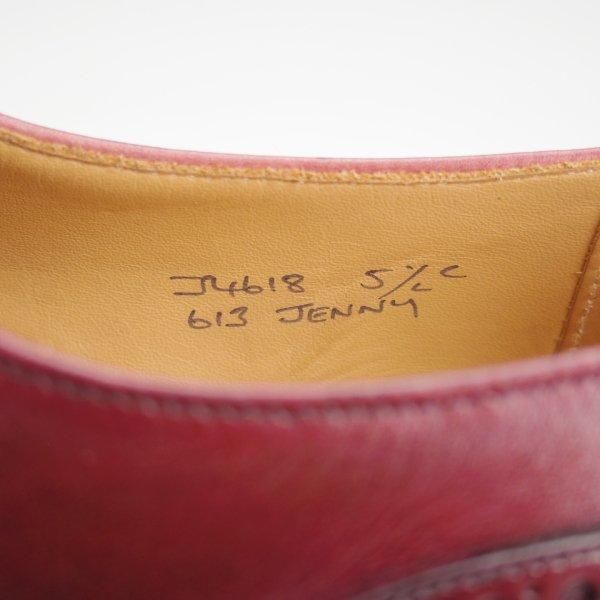 極上★クロケット&ジョーンズ(レディース) 5.5C【現行定価10万円以上★JENNY/613ラスト】フルブローグ/赤茶/Crockett&Jones★m648