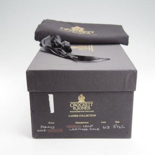極上★クロケット&ジョーンズ(レディース) 5.5C【現行定価10万円以上★JENNY/613ラスト】フルブローグ/赤茶/Crockett&Jones★m648