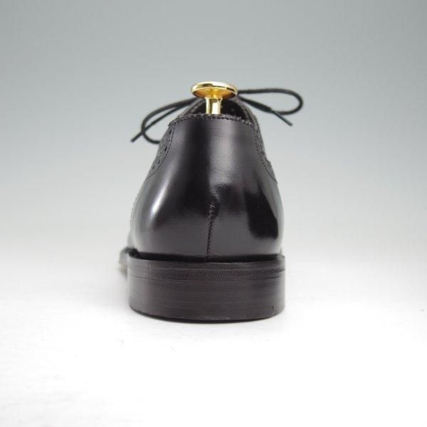美品★(英)Loake/ローク SIZE 7.5【定価￥56,100-★セミブローグ/STRAND】CAPITALラスト/カーフ/黒/メンズ★m650