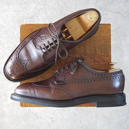 美品★チャーチ 85G/UK8.5【定価￥198,000-★ライトウェイトソール/GRAFTON】グラフトン/173ラスト/ネバダカーフ/濃茶/Church's★m651