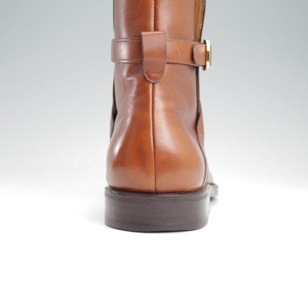 極上★(伊)タニノクリスチー SIZE 5.5【定価￥210,000-★ブラックラピド製法/FLASOTTO】フラソット/ジョッパーブーツ/カーフ/茶★m655