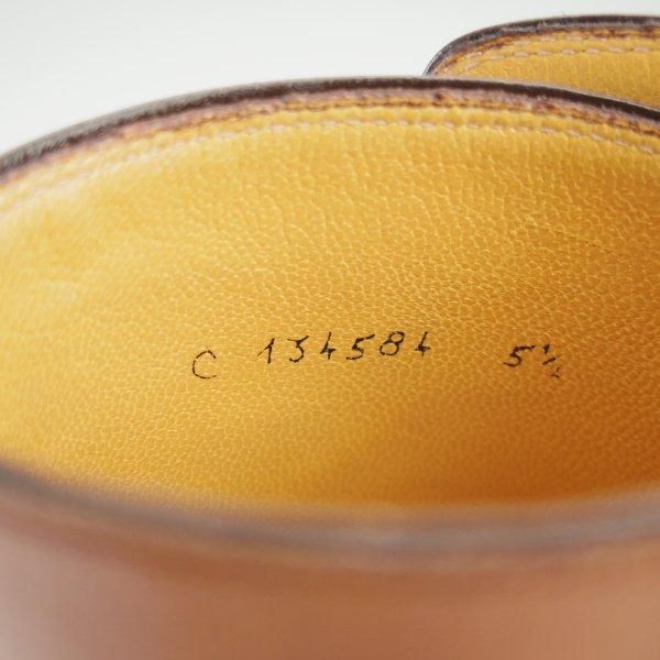 極上★(伊)タニノクリスチー SIZE 5.5【定価￥210,000-★ブラックラピド製法/FLASOTTO】フラソット/ジョッパーブーツ/カーフ/茶★m655