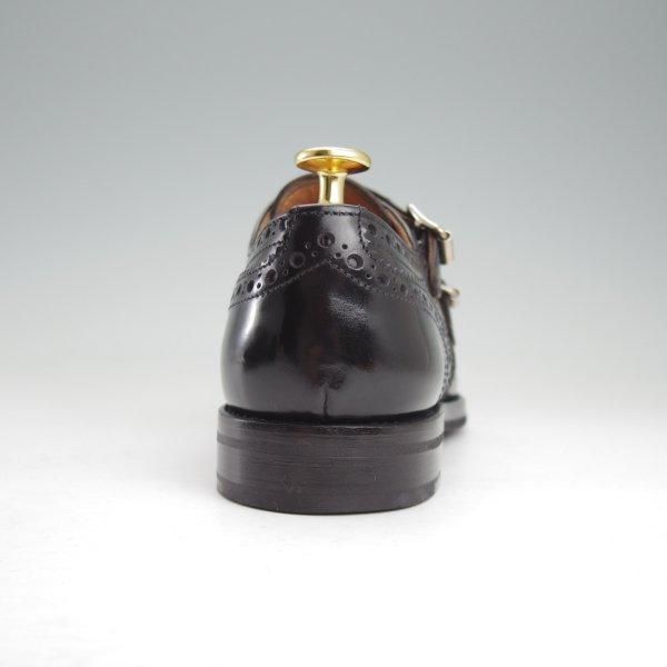 美品★チャーチ(レディース) SIZE 36【定価￥181,500-★LANA R/ラナ/ダブルモンク】ポリッシュドバインダーカーフ/黒/Church's★m658