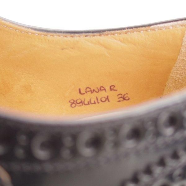 美品★チャーチ(レディース) SIZE 36【定価￥181,500-★LANA R/ラナ/ダブルモンク】ポリッシュドバインダーカーフ/黒/Church's★m658
