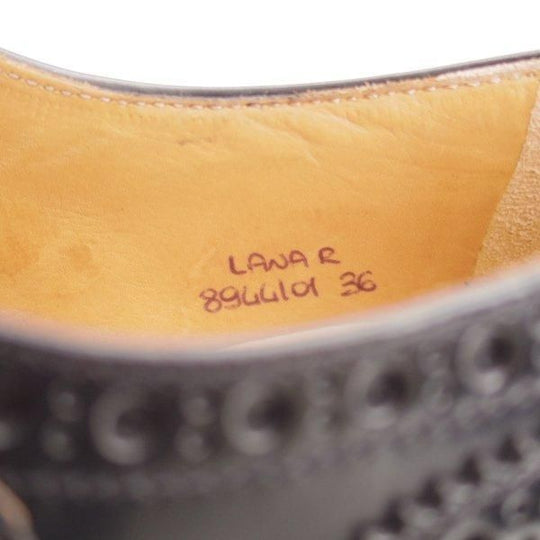 美品★チャーチ(レディース) SIZE 36【定価￥181,500-★LANA R/ラナ/ダブルモンク】ポリッシュドバインダーカーフ/黒/Church's★m658